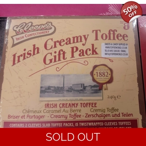 Cleeves Irish Creamy Toffee Gift Pack